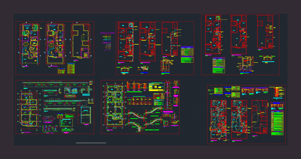 Multi 8×20 DWG Plan for AutoCAD