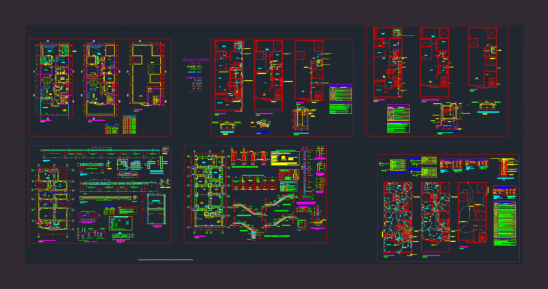 Multi 8×20 DWG Plan for AutoCAD