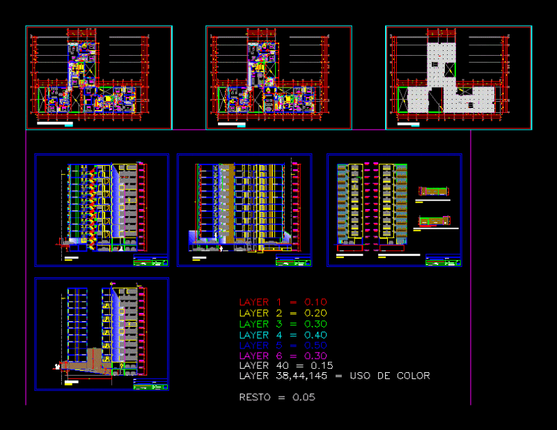 Multi DWG Plan for AutoCAD