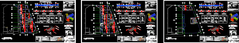 Multi-Family Building DWG Section for AutoCAD