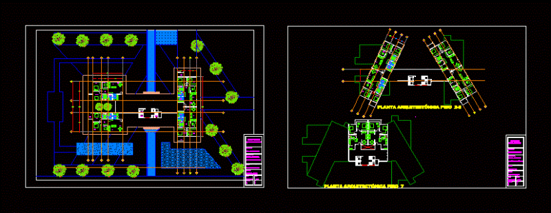 Multi-Family Home DWG Full Project for AutoCAD