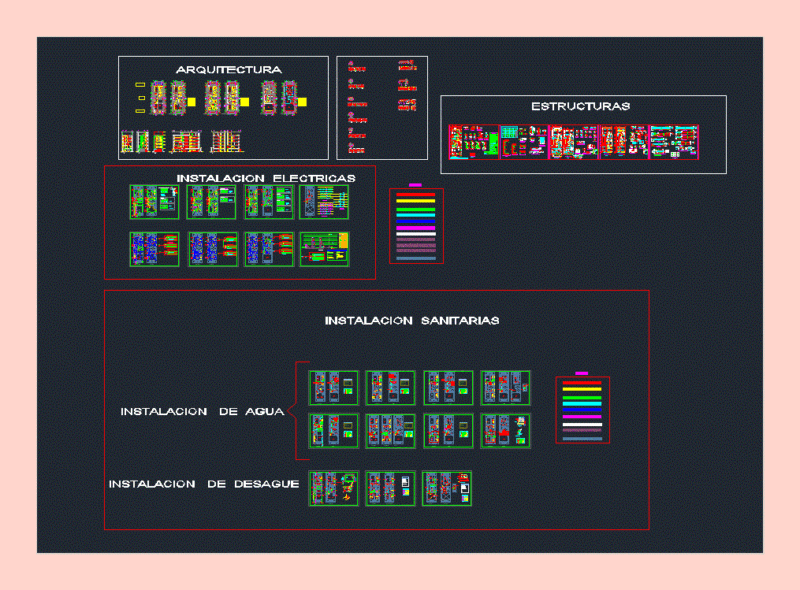 Multi-Family Home DWG Full Project for AutoCAD