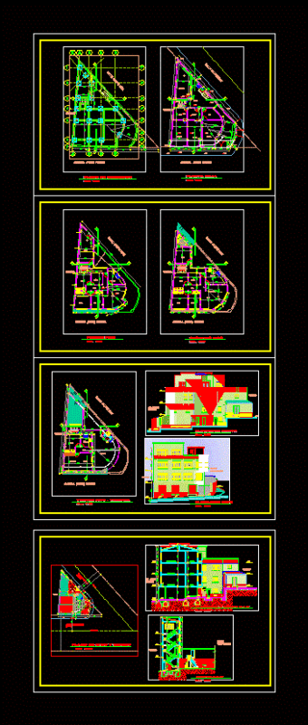 Multi-Family Home DWG Full Project for AutoCAD