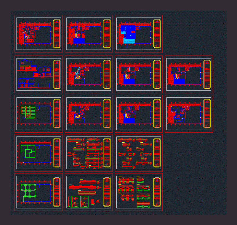 Multi-Family Home DWG Plan for AutoCAD
