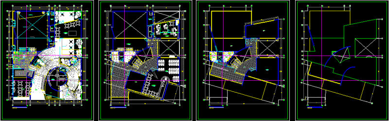 Multi-Purpose Community Center DWG Detail for AutoCAD