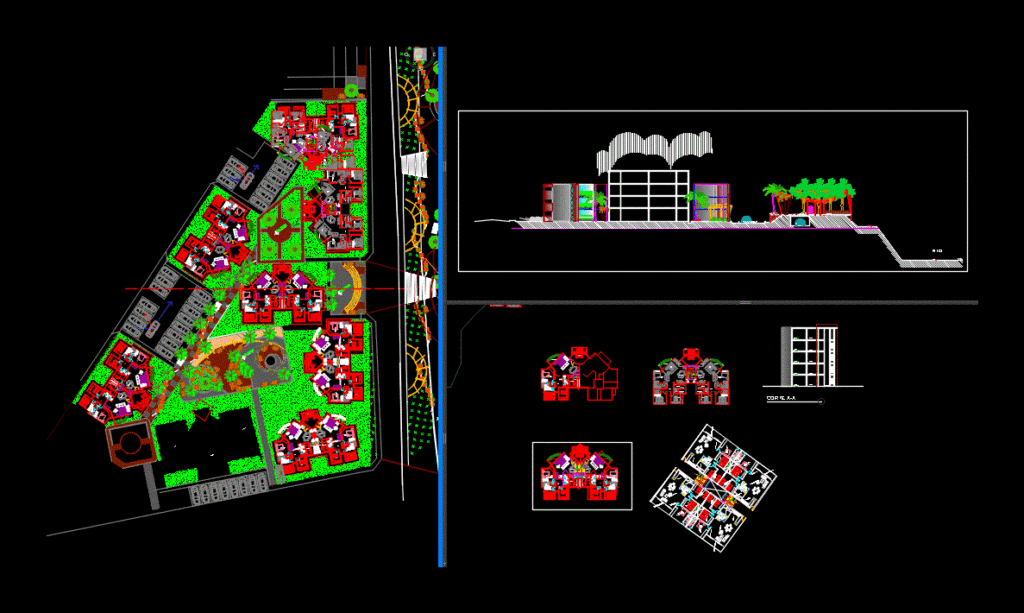 Multi Set DWG Block for AutoCAD