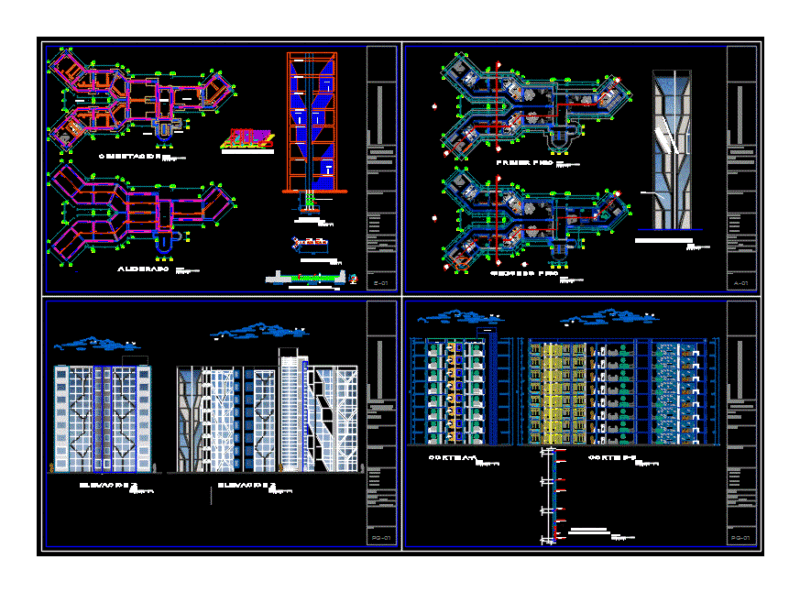Multi Set DWG Detail for AutoCAD