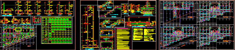 Multi Structures – Tulips DWG Detail for AutoCAD