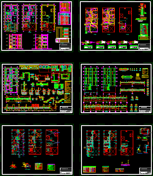 Multifamily -- 4 Levels DWG Block for AutoCAD • Designs CAD