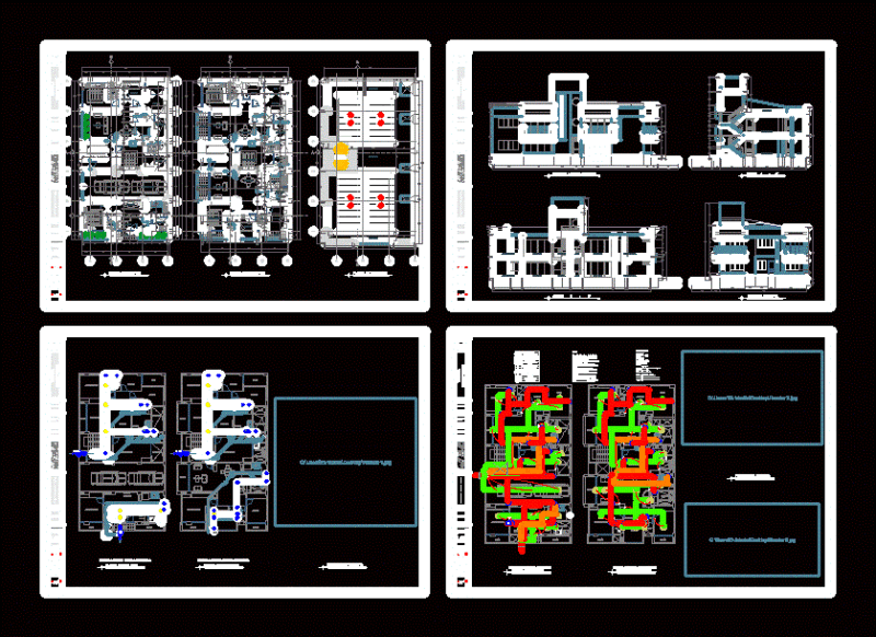 Multifamily Apartment Americas DWG Section for AutoCAD