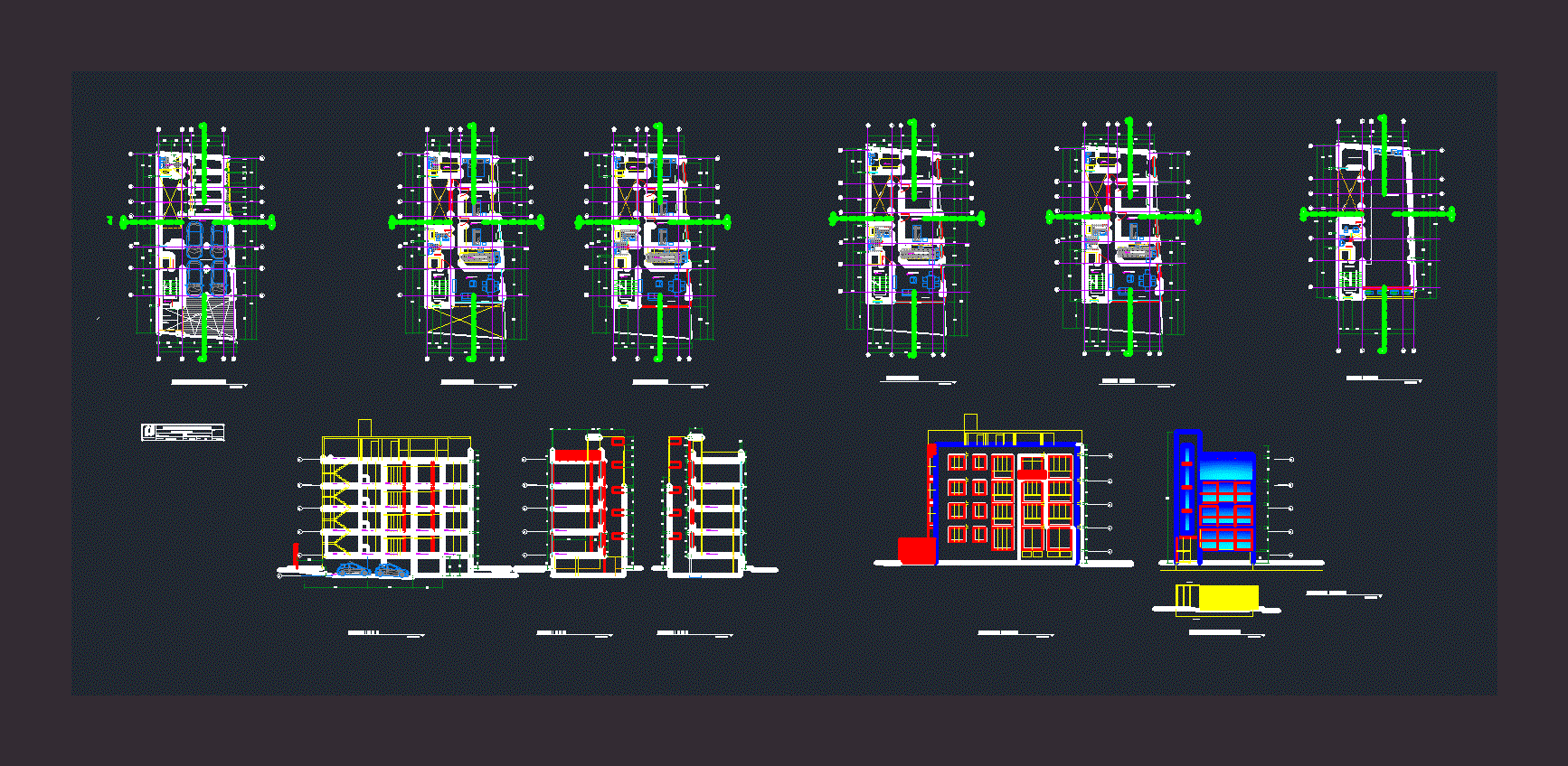 Multifamily Building 2d Dwg Section For Autocad • Designs Cad