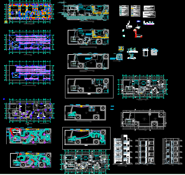 Multifamily Building DWG Plan for AutoCAD • Designs CAD