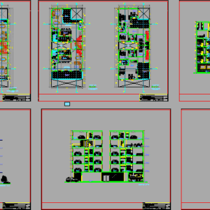 Multifamily Building DWG Section for AutoCAD | Designs CAD