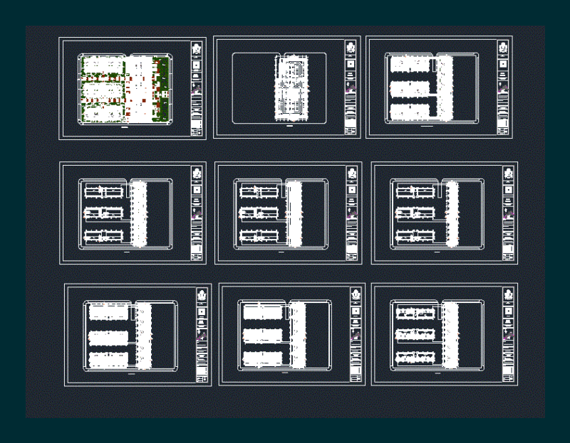 Multifamily Buildings – DWG Full Project for AutoCAD