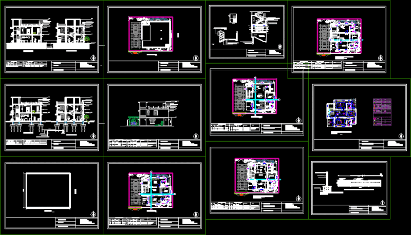 Multifamily DWG Block for AutoCAD