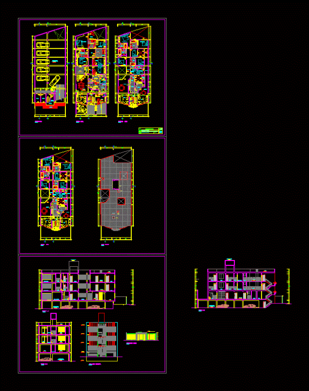 Multifamily DWG Block for AutoCAD