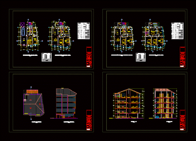 Multifamily DWG Block for AutoCAD