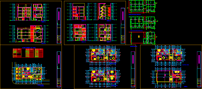 Multifamily DWG Block for AutoCAD