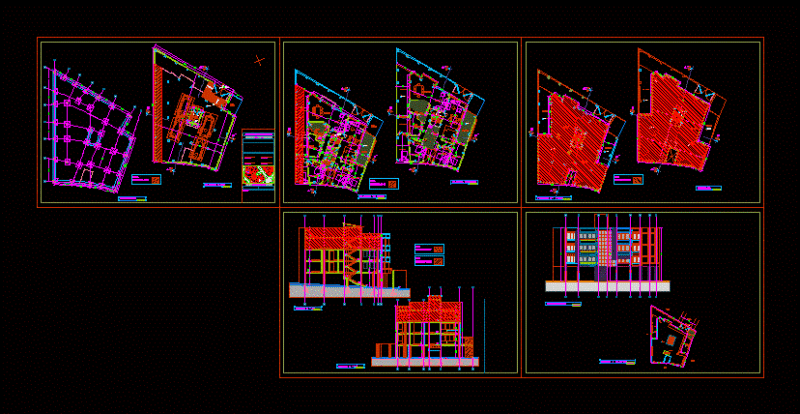 Multifamily DWG Block for AutoCAD