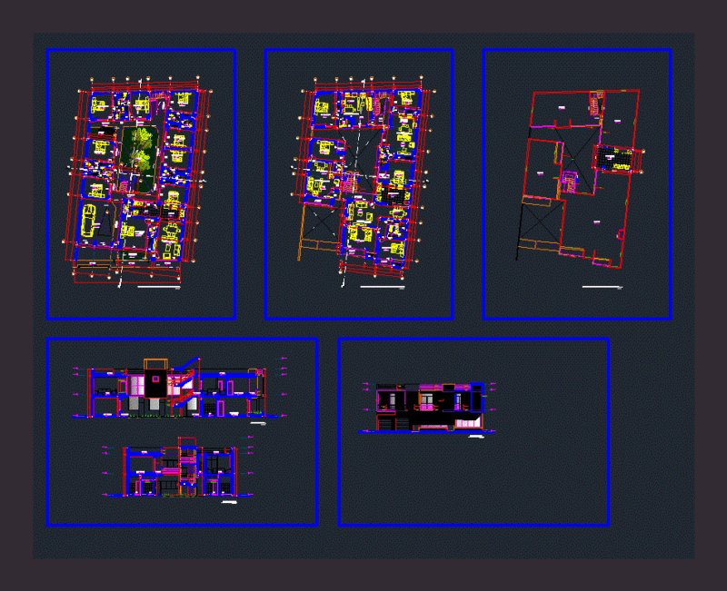 Multifamily DWG Block for AutoCAD