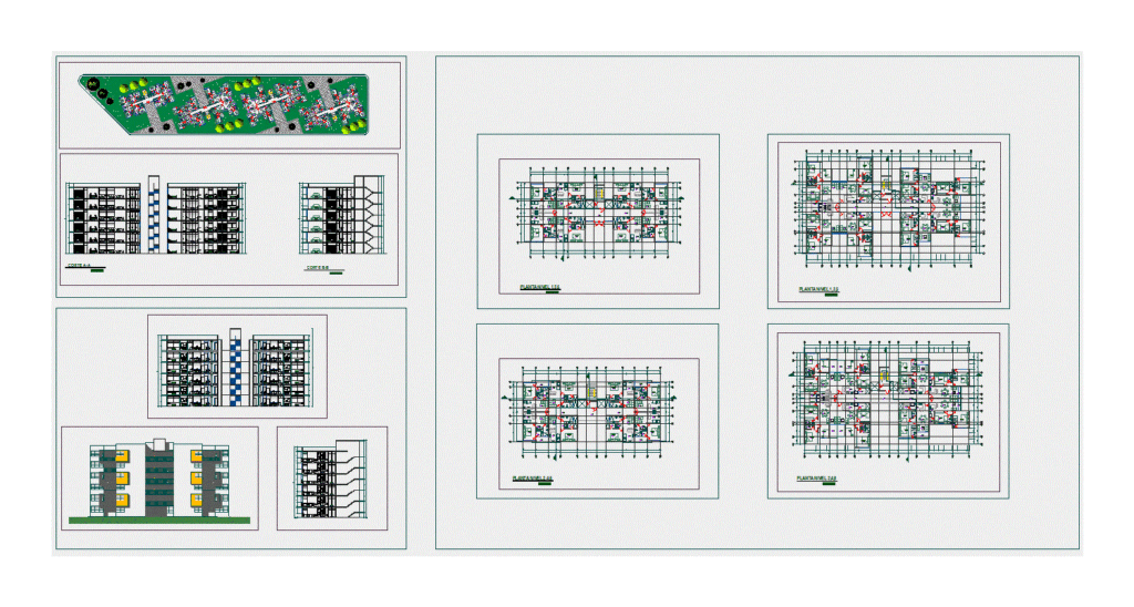 Multifamily DWG Block for AutoCAD