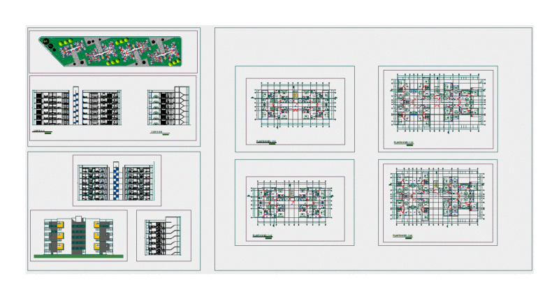 Multifamily DWG Block for AutoCAD
