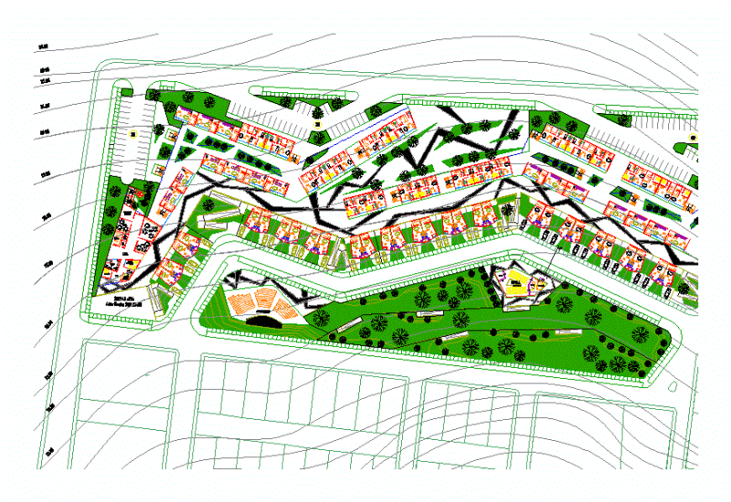 Multifamily DWG Block for AutoCAD