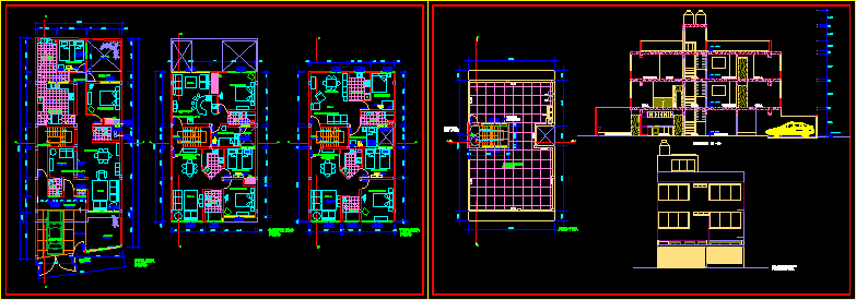 Multifamily DWG Block for AutoCAD