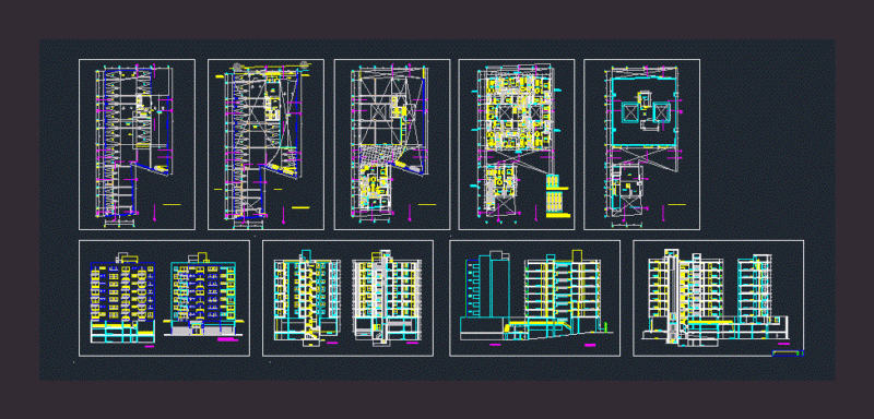 Multifamily DWG Block for AutoCAD