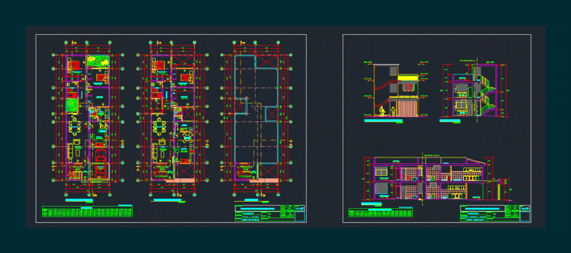 Multifamily DWG Block for AutoCAD