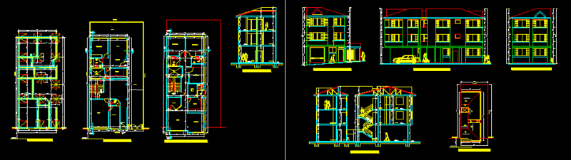 Multifamily DWG Block for AutoCAD