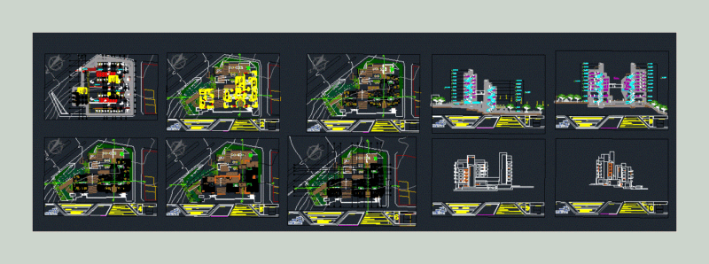 Multifamily DWG Block for AutoCAD