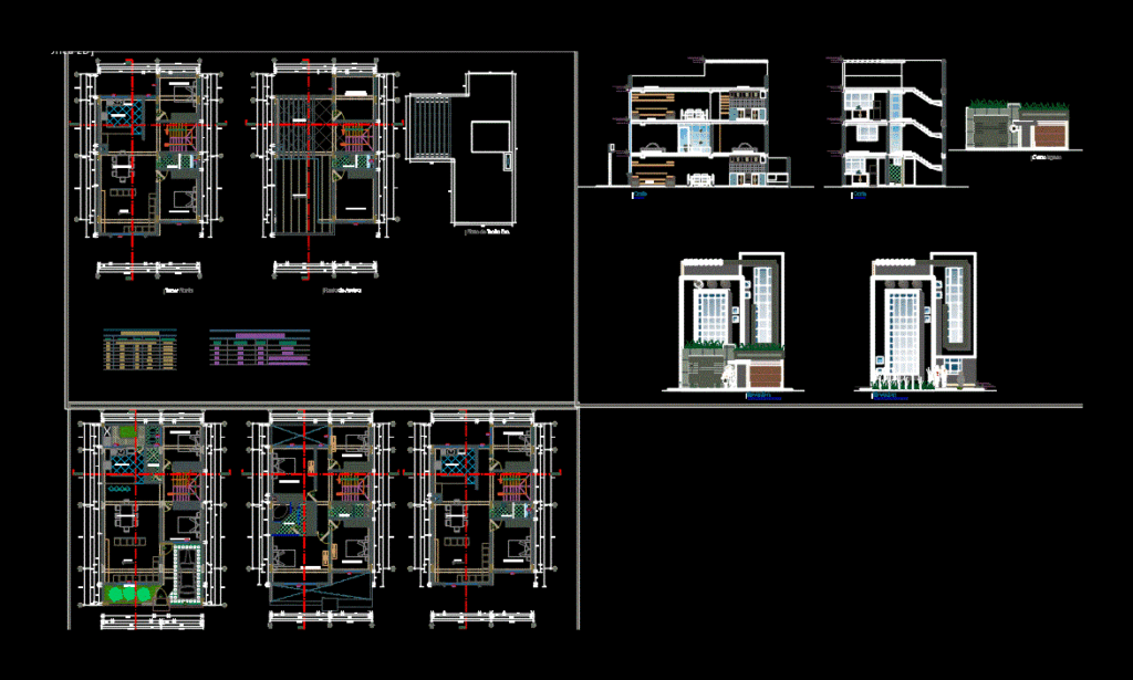 Multifamily DWG Block for AutoCAD