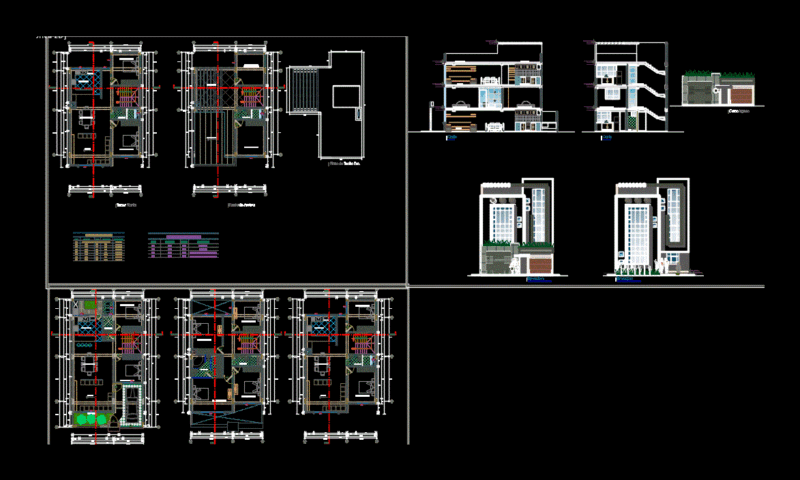 Multifamily DWG Block for AutoCAD