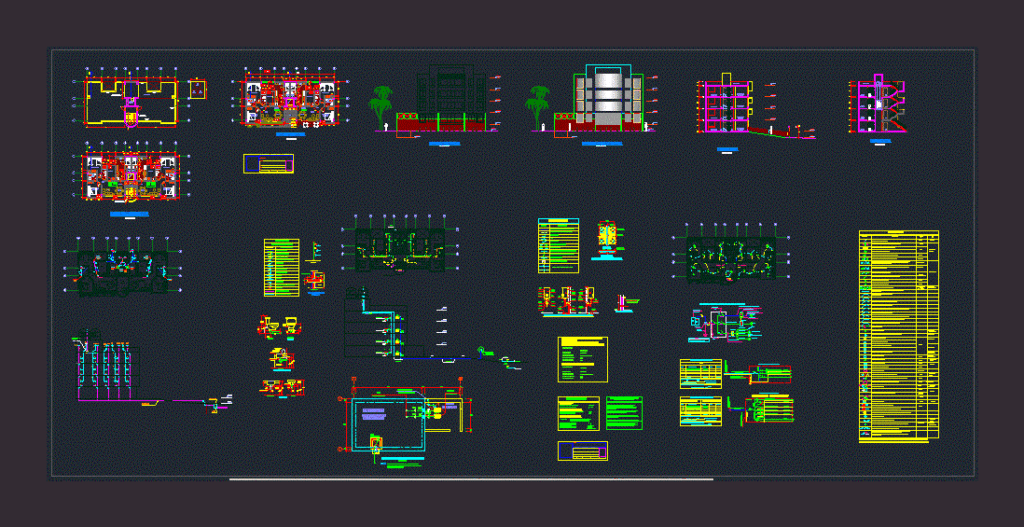 Multifamily DWG Detail for AutoCAD