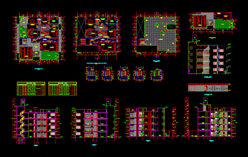 Multifamily DWG Detail for AutoCAD