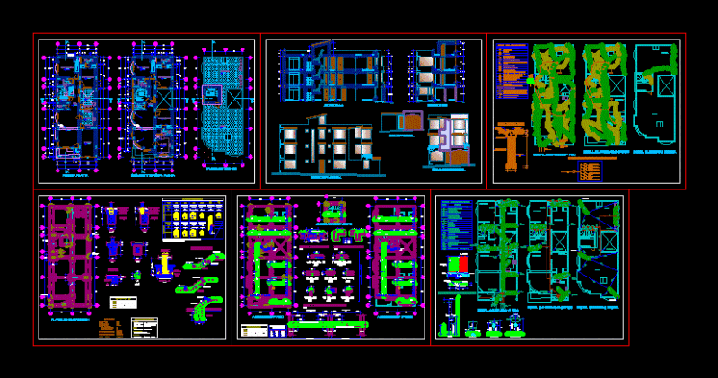 Multifamily DWG Detail for AutoCAD