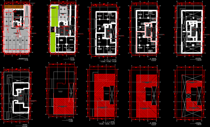 Multifamily DWG Full Project for AutoCAD