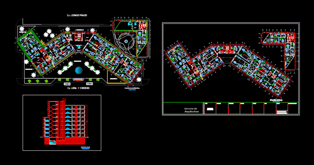 Multifamily DWG Full Project for AutoCAD