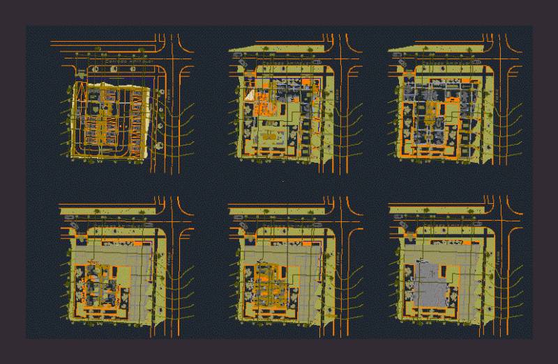 Multifamily DWG Full Project for AutoCAD