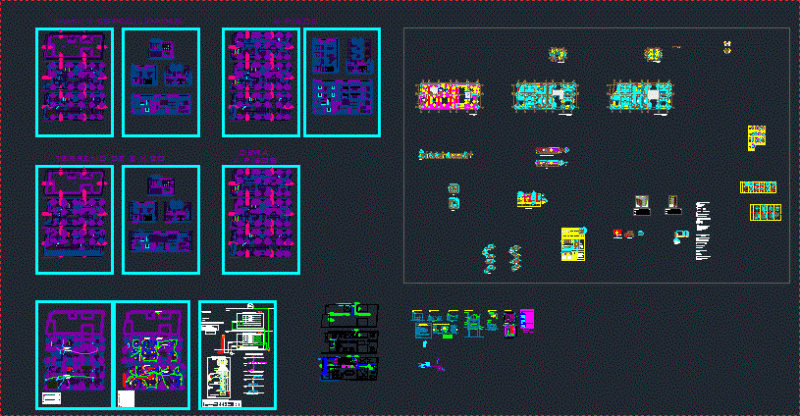 Multifamily DWG Full Project for AutoCAD