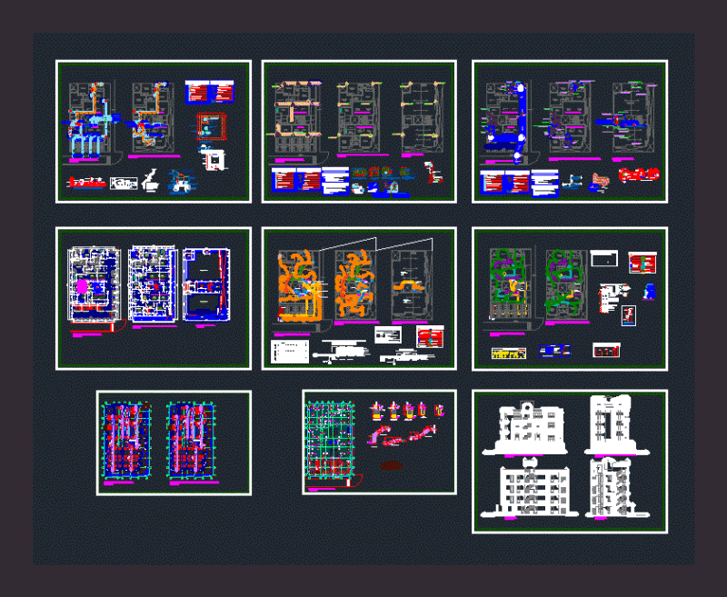 Multifamily DWG Full Project for AutoCAD