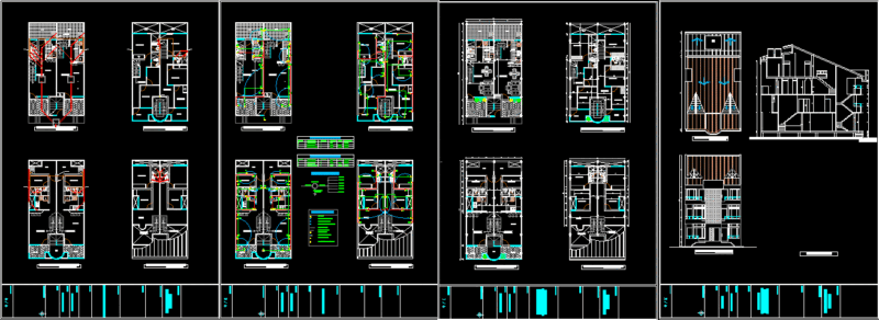 Multifamily DWG Section for AutoCAD