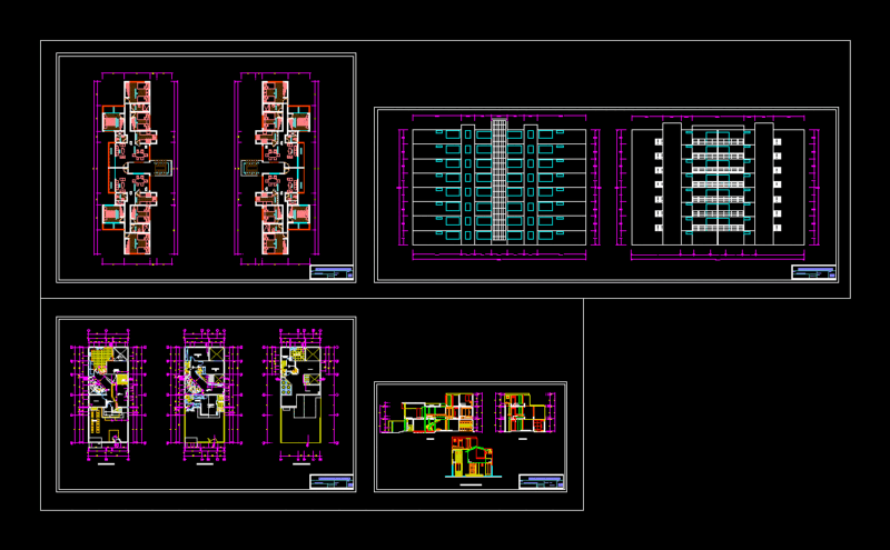 Multifamily DWG Section for AutoCAD