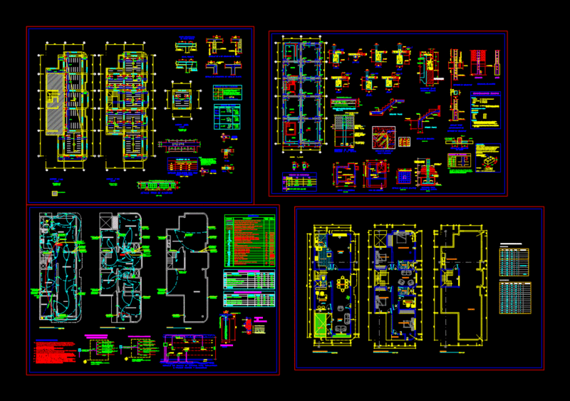 Multifamily DWG Section for AutoCAD