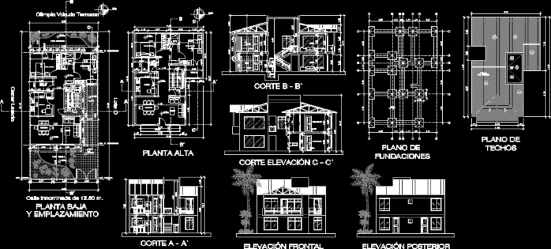 Multifamily Home DWG Plan for AutoCAD