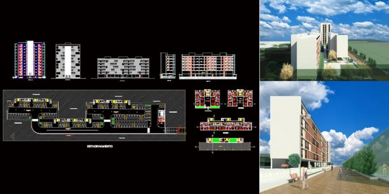 Multifamily Housing – Condominium DWG Block for AutoCAD
