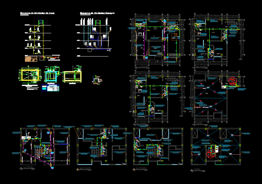 Multifamily Housing – Facilities Number DWG Block for AutoCAD