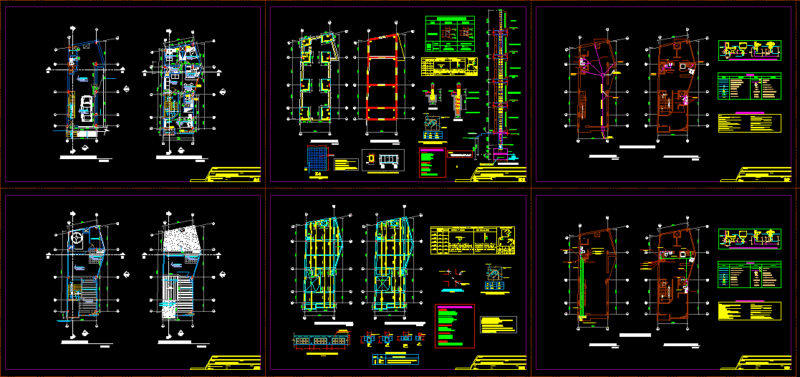 Multifamily Housing Almuden DWG Block for AutoCAD