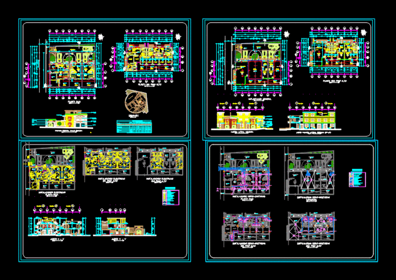 Multifamily Housing DWG Block for AutoCAD